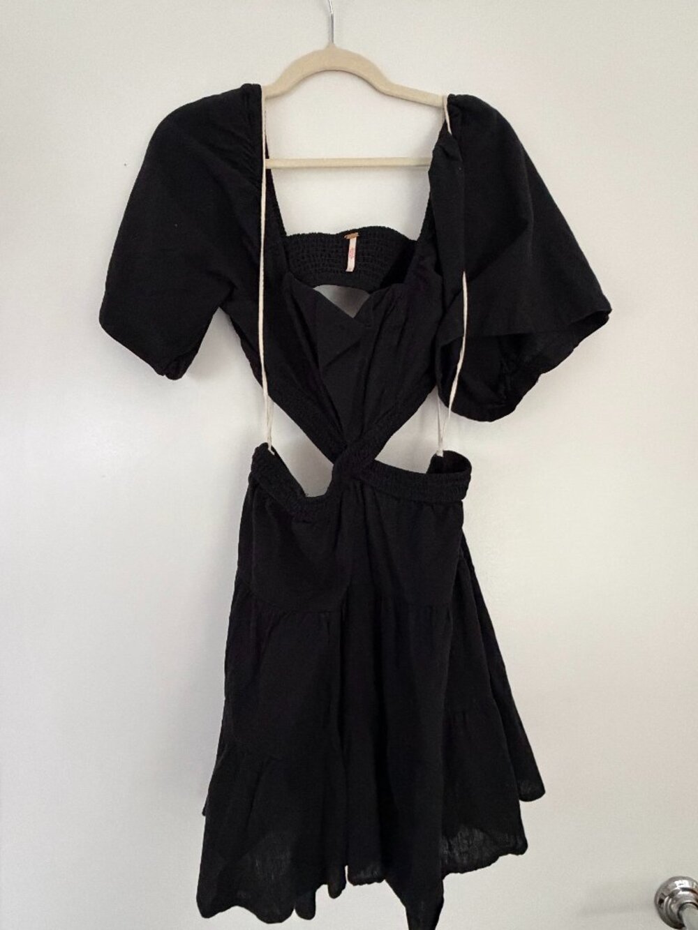 Free People Black Cut Out Dress